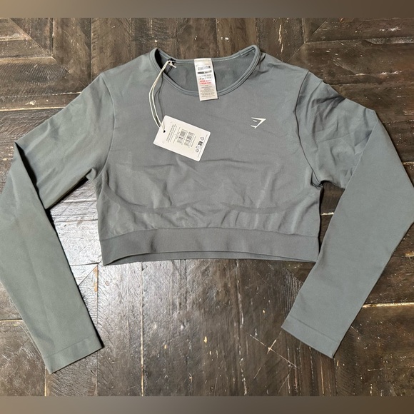 Gymshark Tops - Gymshark Everyday Seamless Long Sleeve
Crop Top NWT
